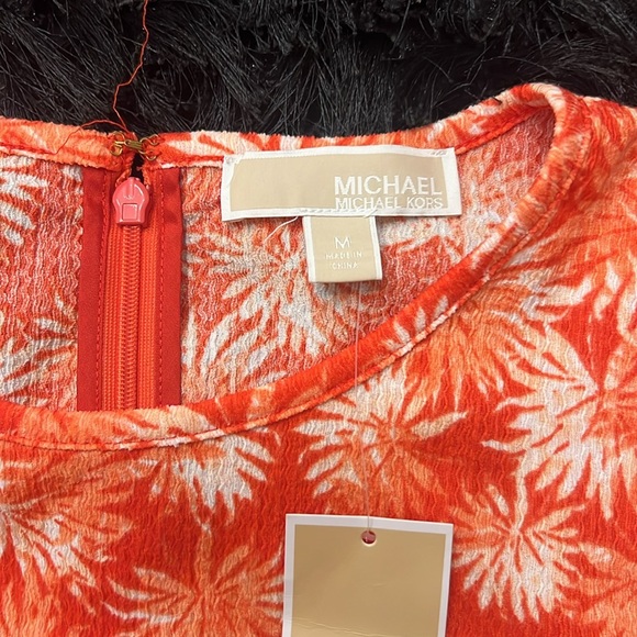 MICHAEL KORTS WOMEN PALM RUFLE  SLEEVE - Picture 2 of 8